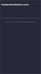 Mobile Screenshot of instantwebsite.com